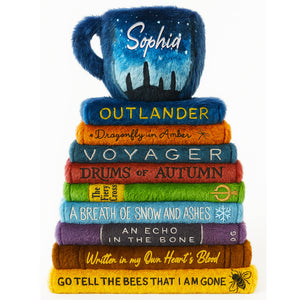 Personalized Gifts For Book Lovers Shaped Pillow 04hutn041225