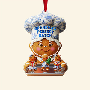 Personalized Gifts For Grandma Christmas Ornament 03pgta240925 - Ornament - GoDuckee