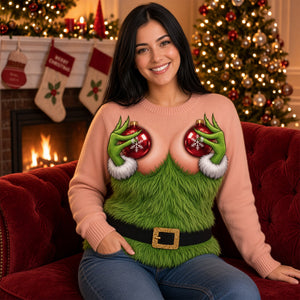 Funny Merry Mischief Ugly Sweater - Personalized Gifts For Her 05nalu160926