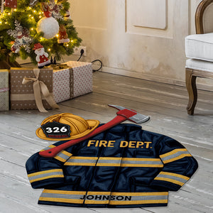 Fire Dept Doormat – Personalized Gifts For Firefighter 05hyqn061025