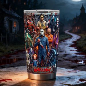 Horror 20oz Tumbler - Personalized Gifts For Horror Fans Tumbler 04HULU140126