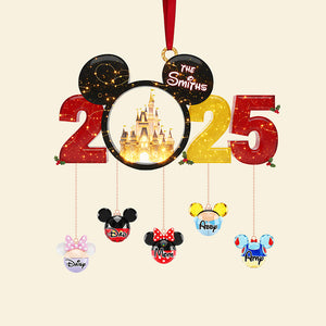 The Family Acrylic Christmas Ornament - Personalized Gifts For Family 05ohta201125