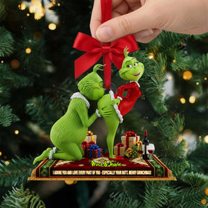 Playful Couple Ornament - Personalized Gifts For Couples 03OHLU150726