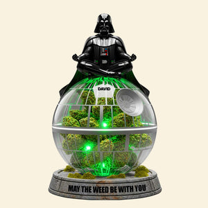 The Force Weed Acrylic Plaque - Personalized Gifts For Weed Lovers 02TOTN160625