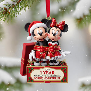 No Returns Christmas Ornament - Personalized Funny Gifts For Couple 05natn170926