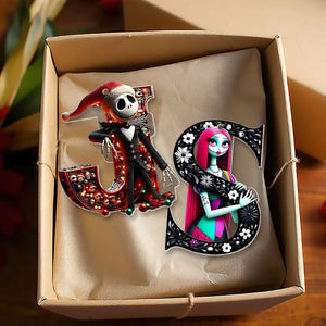 Personalized Gift For Couple Christmas Alphabet Ornament 023kamh291024 - Ornament - GoDuckee