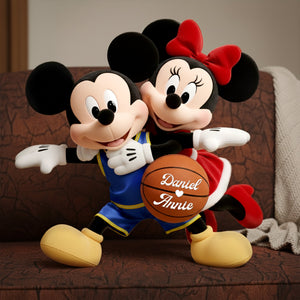 Athletic Love Duo Shaped Pillow - Personalized Gifts For Couples 02PALU171125