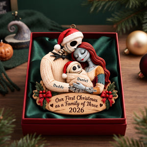 Our First Christmas Ornament - Personalized Gifts For Family 01TYLU231026