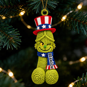 Cheeky Christmas Couple Ornament - Personalized Gifts For Him Christmas Ornament 03TYDT101026