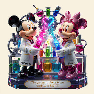 Great Scientist Couple Light Box - Personalized Gift For Couples 01PADT061225