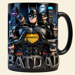 Strong Dad and Kids Magic Coffee Mug - Personalized Gifts For Dad 02ohdt160426
