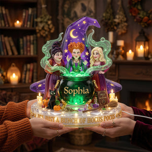 Mystic Sisters Acrylic Light Box - Personalized Gift For Witch Lovers 03NADT210726