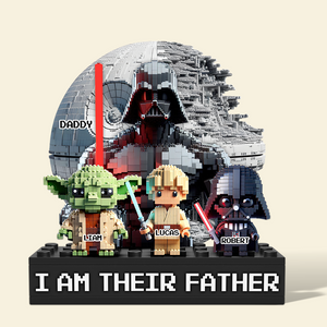 Galaxy Dad Plaque - Personalized Gifts For Dad 02ohpu190525-Homacus