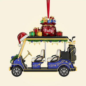 Golf Cart Ornament - Personalized Gifts For Golf Lovers 01ohta180825 - Ornament - GoDuckee