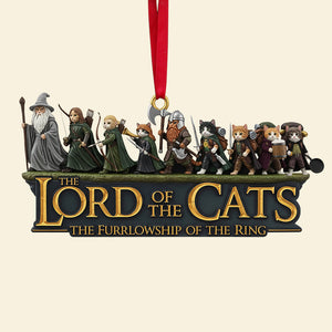 Fantasy Cat Gang Christmas Ornament, Personalized Gifts For Cat Lovers 04qhtn050925