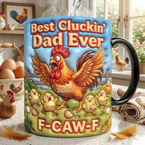Best Cluckin' Dad Ever Magic Mug - Personalized Gifts For Dads 04nalu130526