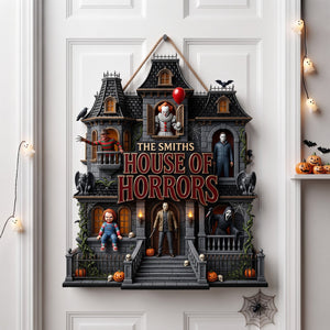 House Of Horrors Acrylic Sign - Personalized Halloween Gifts For Horror Lovers 04pglu060826