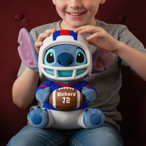 Energetic Blue Character Pillow - Personalized Gift For Sport Lovers 01HUQN131225