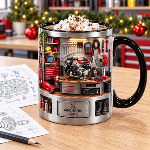 Classic Garage Accent Mug - Personalized Gifts For Mechanic 06ttqn061026
