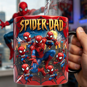 The Arachnid Reveal Heat Changing Mug - Personalized Gifts For Dad Magic Mug 04TYLU110526