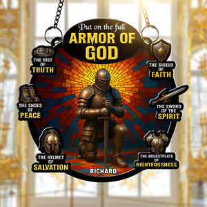 Armor Of God Suncatcher Ornament - Personalized Gifts For Christian 04toqn210725
