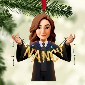 Christmas Alphabet Tree Ornament Personalized Gifts 05TODT131125