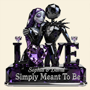 Spooky Couple Light Box Personalized Gifts For Couple 06TODT311225