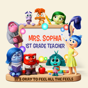 Cute Teacher Plaque - Personalized Gifts For Teacher 03napu270625