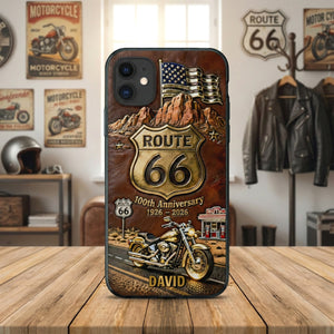 100th Anniversary Motorcycle Phone Case – Personalized Gifts For Bikers 04naqn060226