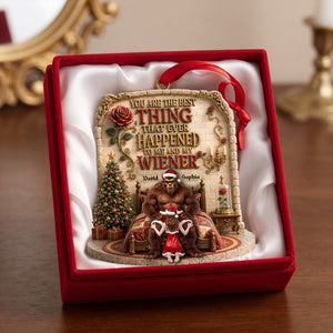 My Favorite Love Christmas Ornament - Personalized Gifts For Couple 06OHLU060826