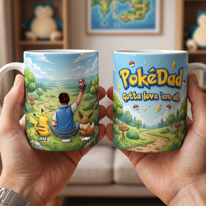 Adventure Dad And Kids Coffee Mug - Personalized Gifts For Dads 03natn010526