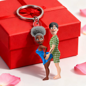 Sassy Couple Keychain - Personalized Gifts For Couple 01ohlu240126