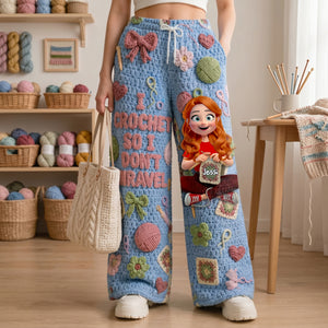 Crochet Girl Pajama Pants - Personalized Gifts For Crochet Lovers 06nalu171225