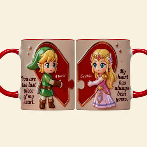 Set Of 2 Coffee Mugs - Lovely Couple - Personalized Coffee Mug Set 02toqn220126