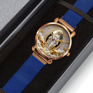 Virgin Mary Mesh Strap Quartz Watch – Personalized Gifts For Christian 04tgqn090126 - Quartz Watch - GoDuckee