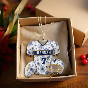 Personalized Christmas Festive Jersey Keepsake Ornament 06PGLU300925
