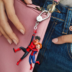 Hanging Together Couple Keychain - Personalized Gifts For Couple 05qhqn210726