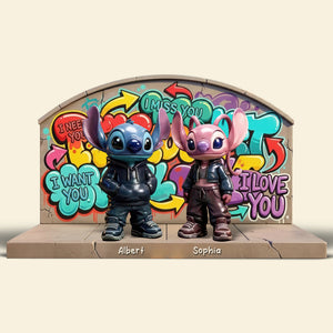 Cute Hiphop Couple Plaque - Personalized Gifts For Couple 04toqn191225
