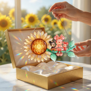 Best Mom Ever Acrylic Suncatcher Ornament - Personalized Gifts For Mom 03nalu230426
