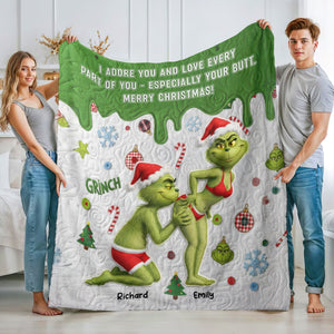 Naughty Couple Blanket - Personalized Gifts For Couples 07OHQN111125