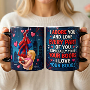 Chaos In Love Magic Mug - Personalized Gifts For Couples 04huqn300626