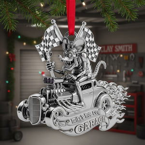 Jolly Ride Hot Rod Ornament – Personalized Gifts For Hot Rod Lovers 02QHLU050925