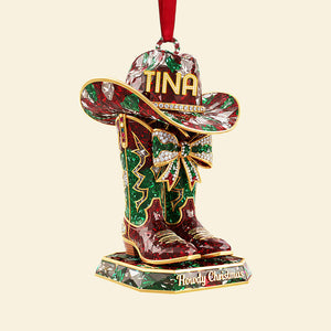 Personalized Gifts For Cowboy Christmas Ornament 04kita220925