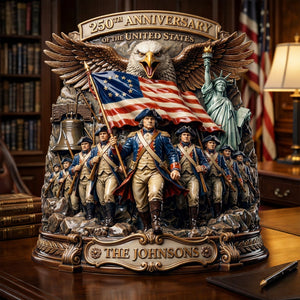 250 years USA Acrylic Plaque - Personalized Patriotic Gifts 02TYLU110326