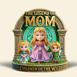 The Legend Of Mom Acrylic Plaque - Personalized Mother's Day Gifts 01NAQN280326