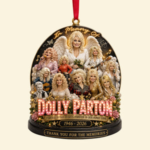 Dolly Parton Memory Christmas Ornament - Personalized Gifts For Music Lovers 03natn270826