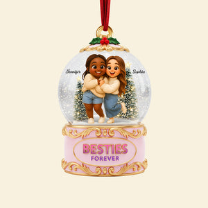 Holiday Besties Christmas Ornament - Custom Photo Gifts For Besties 01pgqn110925 - Ornament - GoDuckee