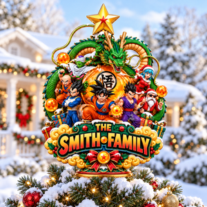 Legendary Family Christmas Tree Topper - Personalized Gifts For Family 09toqn191026