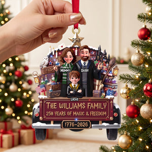 250 Years Of Magical & Freedom Christmas Ornament - Personalized Gifts For Family 03tytn2508526