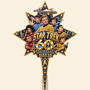 Starship 60th Anniversary Personalized Christmas Tree Topper 02ohta121026